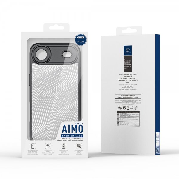 Dux Ducis iPhone Air -kuori Aimo Series Musta