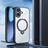 Dux Ducis iPhone 17 -kuori Aimo Series MagSafe Jalusta Musta