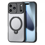 Dux Ducis iPhone 17 Pro Max kuori Aimo Series MagSafe Kickstand Musta