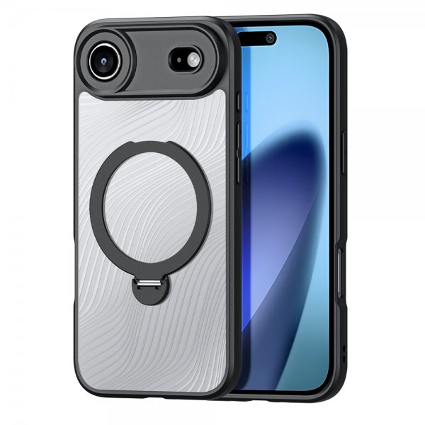 Dux Ducis iPhone Air Kuori Aimo Series MagSafe Jalusta Musta