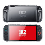 Supcase Nintendo Switch 2 -suojakuori, kirkas, musta