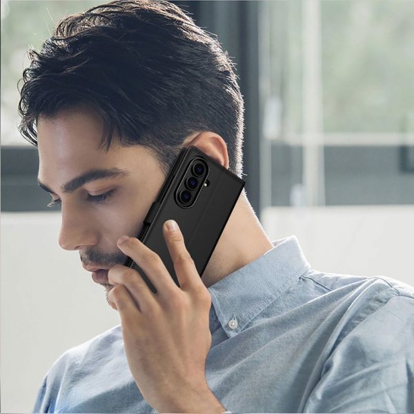 Tech-Protect Samsung Galaxy Z Fold 7 Kotelo Wallet Musta