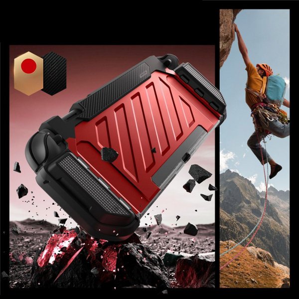 Supcase Nintendo Switch 2 Suojakuori UB Pro Punainen