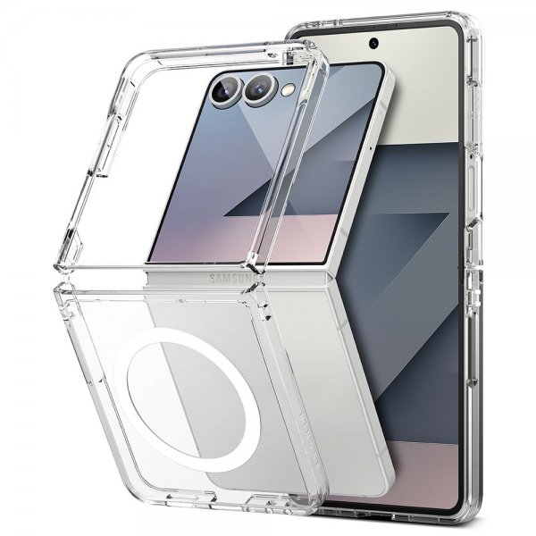 Ringke Samsung Galaxy Z Flip 7 Kuori Fusion Magnetic Läpinäkyvä
