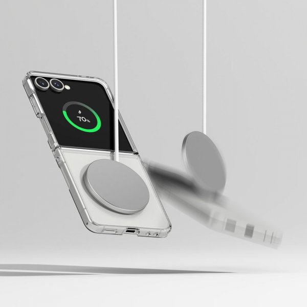 Ringke Samsung Galaxy Z Flip 7 Kuori Fusion Magnetic Läpinäkyvä