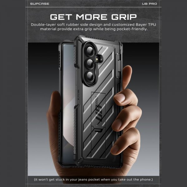 Supcase Samsung Galaxy Z Fold 7 Suojakotelo UB Pro Musta