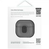 UNIQ AirPods 4 Suojakuori Glase Pro Musta
