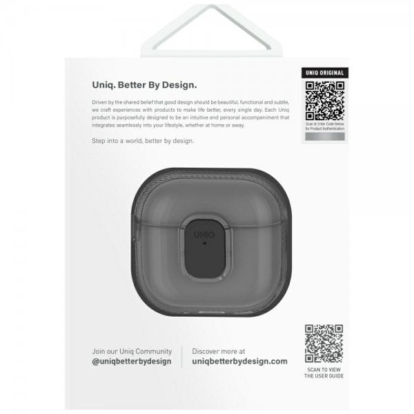 UNIQ AirPods 4 Suojakuori Glase Pro Rose