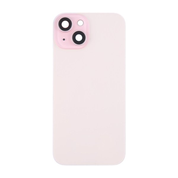 iPhone 15 Takalasi magneetilla ja kameralinssillä - Pinkki