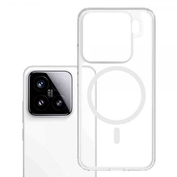 3mk Xiaomi 15 Kuori Armor MagCase Läpinäkyvä