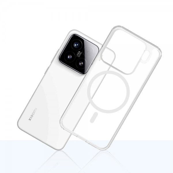 3mk Xiaomi 15 Kuori Armor MagCase Läpinäkyvä