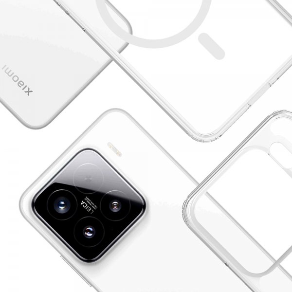 3mk Xiaomi 15 Kuori Armor MagCase Läpinäkyvä