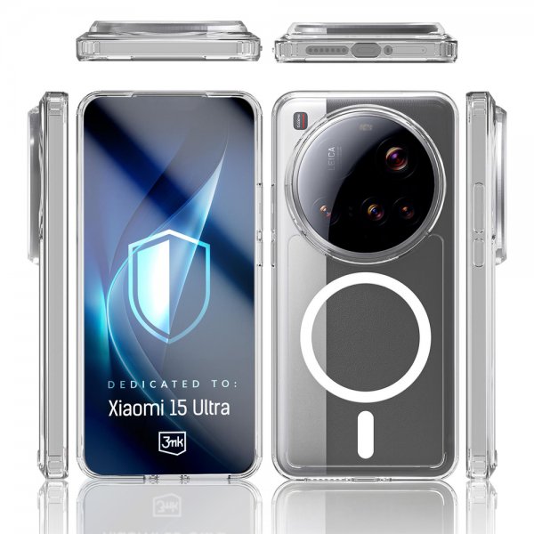 3mk Xiaomi 15 Ultra Armor MagCase läpinäkyvä