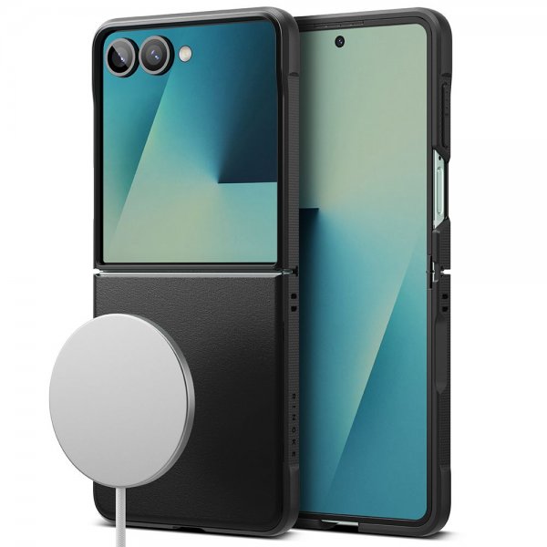 Ringke Samsung Galaxy Z Flip 7 Kuori Onyx Magnetic Musta