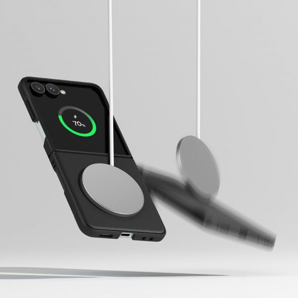 Ringke Samsung Galaxy Z Flip 7 Kuori Onyx Magnetic Musta