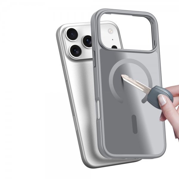 Dux Ducis iPhone 17 Pro Max -kuori Yind Series MagSafe Harmaa