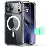 ESR iPhone 17 Pro -kuori ja näytönsuoja Classic Hybrid MagSafe Set läpinäkyvä