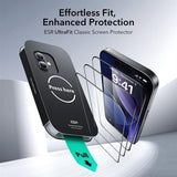 ESR iPhone 16 Pro/iPhone 17 UltraFit -näytönsuoja 2-pakkaus