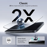 ESR iPhone 16 Pro/iPhone 17 UltraFit -näytönsuoja 2-pakkaus