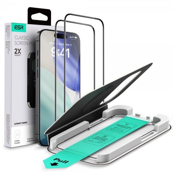 ESR iPhone 17 Pro Max UltraFit -näytönsuoja, 2 kpl