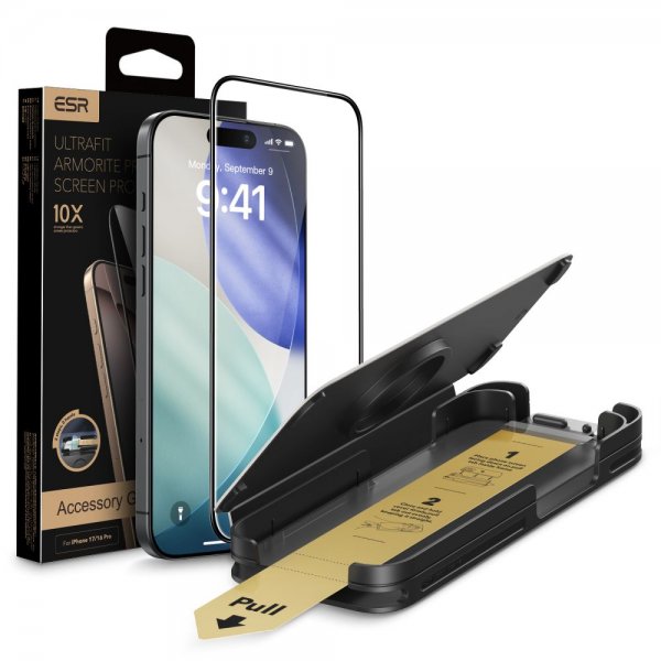 ESR iPhone 16 Pro/iPhone 17 Näytönsuoja UltraFit Armorite Pro