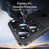 ESR iPhone 14/15/16/17 Pro & Pro Max Kameran suoja Armorite Musta