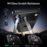 ESR iPhone 14/15/16/17 Pro & Pro Max Kameran suoja Armorite Musta