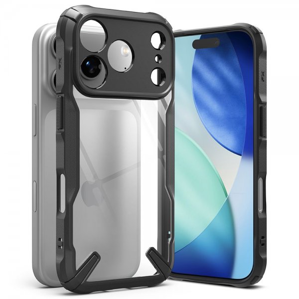 Ringke iPhone 17 Pro Max -kuori Fusion X, musta