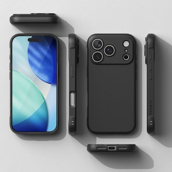 Ringke iPhone 17 Pro Max -kuori Onyx Magnetic Musta