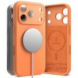 Ringke iPhone 17 Pro Max -kuori silikoninen magneettinen, Tangerine