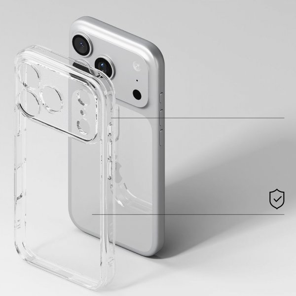 Ringke iPhone 17 Pro Suojakuori Fusion Läpinäkyvä