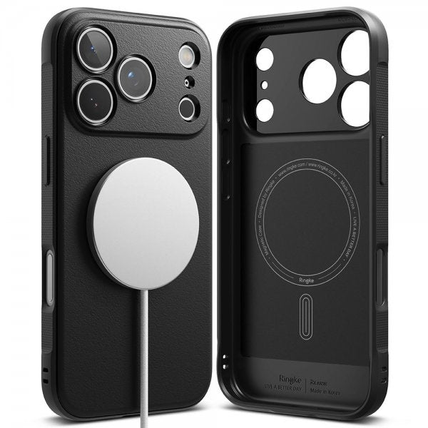 Ringke iPhone 17 Pro -kuori Onyx Magnetic, musta