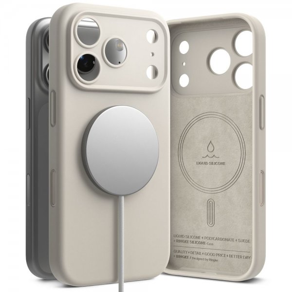 Ringke iPhone 17 Pro Silikoni Magneettinen Kuori