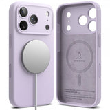 Ringke iPhone 17 Pro -kuori silikoni magneettinen musta