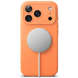 Ringke iPhone 17 Pro Silikonikuori Magneettinen Tangerine