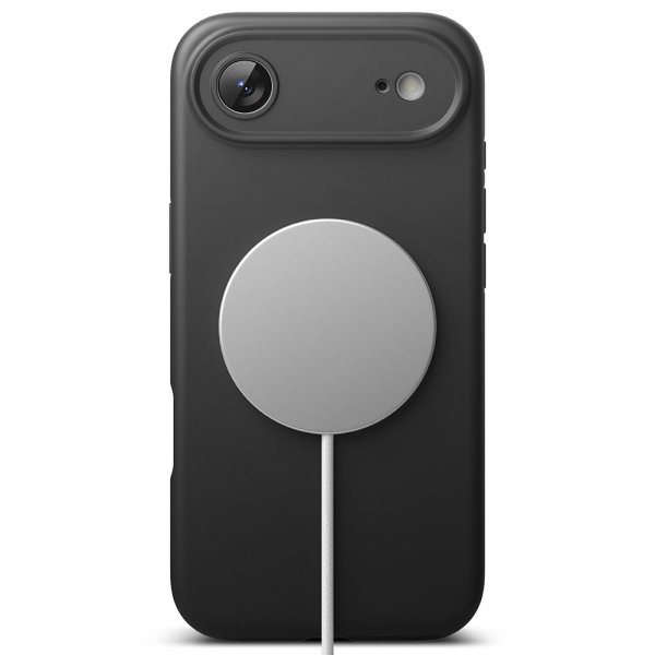 Ringke iPhone Air -silikonikuori magneettikiinnityksellä, musta