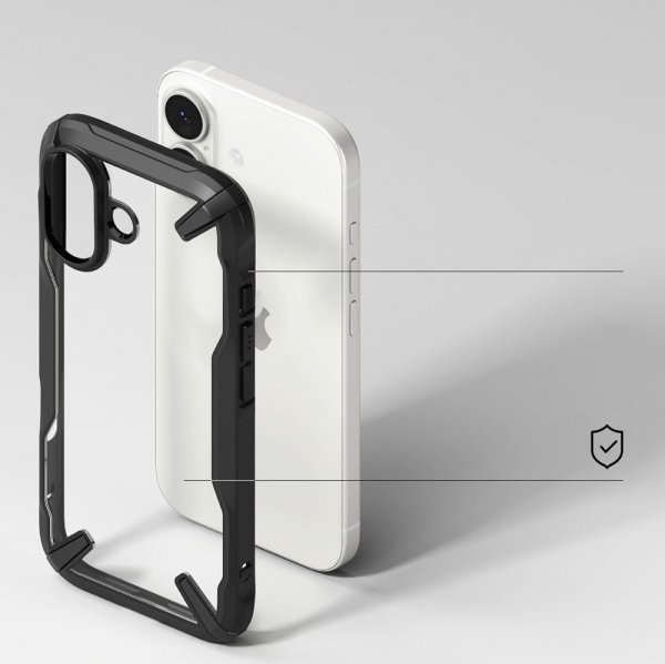 Ringke iPhone 17 -suojakuori Fusion X Musta