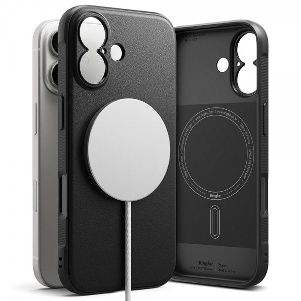Ringke iPhone 17 -suojakuori Onyx Magnetic, musta