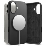 Ringke iPhone 17 -silikonisuojakuori magneettikiinnityksellä, musta