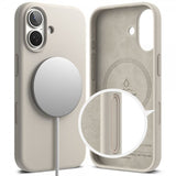 Ringke iPhone 17 -silikonisuojakuori, magneettinen kivi