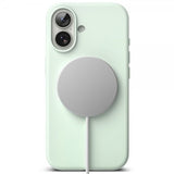 Ringke iPhone 17 -kuori, silikonia, magneettinen, Soft Mint