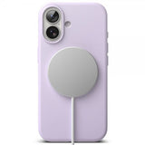 Ringke iPhone 17 -silikonisuojakuori, magneettinen, violetti