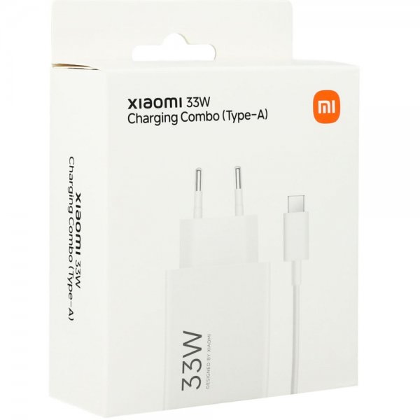 Xiaomi alkuperäinen laturi USB-C-kaapelilla 33 W latauspaketti 3 A Type-A