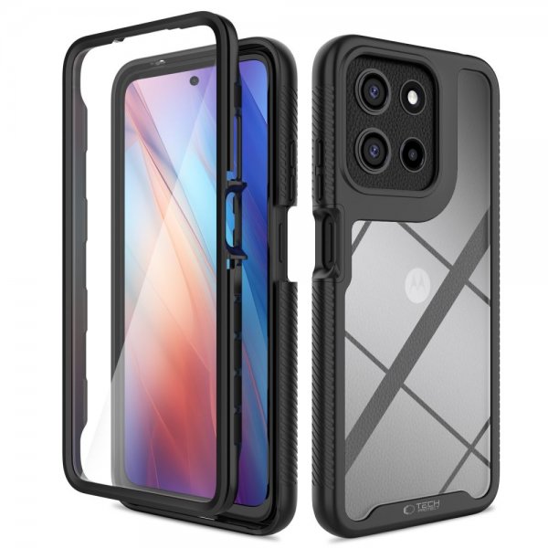 Tech-Protect Motorola Moto G56 Suojakuori Defense Musta