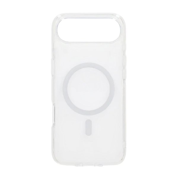 iPhone Air -kuori, TPU, MagSafe, valkoinen, läpinäkyvä