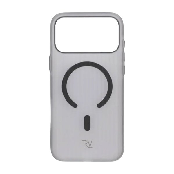 Rvelon iPhone 17 Pro Max Kuori Korrugoitu MagSafe Musta