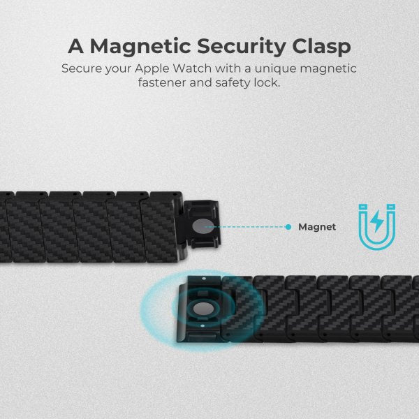 Pitaka Apple Watch -ranneke hiilikuituinen kello ranneke Modern