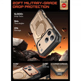 Supcase iPhone 17 Pro -kuori UB Grip Pro MagSafe, kulta