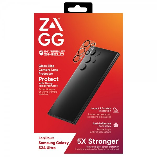ZAGG InvisibleShield Samsung Galaxy S24 Ultra Kameransuojalasi Glass Elite Camera Protector