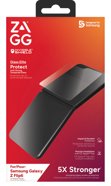 ZAGG InvisibleShield Samsung Galaxy Z Flip 6/Flip 7 FE Näytönsuoja Glass Elite